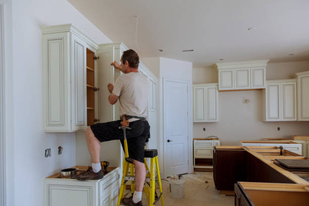 Open concept kitchen conversion in Glenelg by JMT Kitchen Cabinet